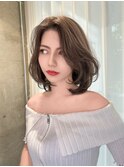 【lilley 稲永麻衣】レイヤーカット+韓国ボブ+髪質改善+韓国ヘア