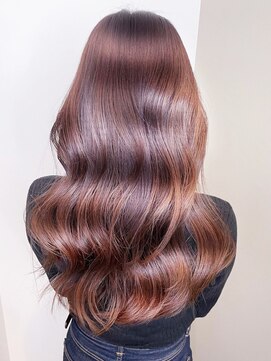 アースモード 亀戸店(EARTH Mode) 30代40代大人可愛い髪質改善カラーラベンダーグレージュ透明感