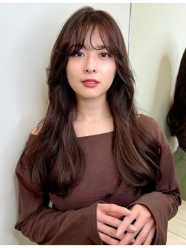 アロン(Allons Ginza) 韓国ヘア/春カラー/透明感/レイヤーカット