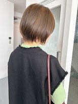 カシェル(cashel)&nbsp;ブリーチなしベージュ　ショート　丸み　絶壁