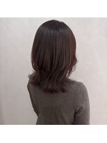 アンドワン 自由が丘(＆ONE)&nbsp;【&ONE 自由が丘】ミディアムウルフ　×  カシスレッド