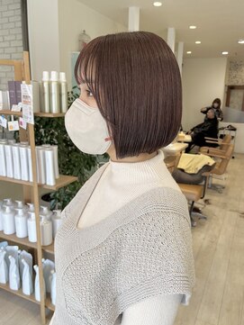 ルーム 郡山店(ROOM) 【地毛風】髪質改善縮毛矯正×まとまるボブ♪