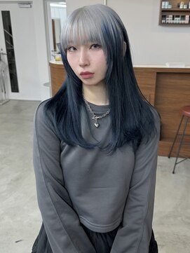 リヴ ウメダ(LIV umeda) ホワイトシルバー//ケアブリーチ/トリプルカラー/梅田