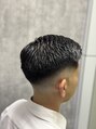 ヒロギンザ 銀座本店(HIRO GINZA)&nbsp;高めに刈り上げしてフェードを入れてシャープ！