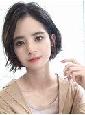 【デパール 】イメチェン外ハネボブ美髪ワイドバング