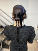 20代30代ボブでもできる♪大人可愛い編み込み風簡単アレンジヘア