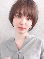 セイドット オモテサンドウ(Say. omotesando)&nbsp;Say.丸みショートレイヤーひし形ショートアッシュオリーブ表参道