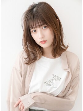 フレームプラス 天王寺あべの店(FRAME+) 【FRAME 天王寺あべの】ことりベージュ ニュアンスカール