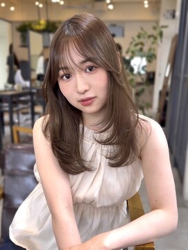 コート 表参道(Cote) 美髪レイヤーカット／顔まわりレイヤー／ロングレイヤ 一/前髪