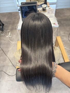 キング 梅田店(K!ng) 縮毛矯正髪質改善ハイライトレイヤーカット梅田美容室エクステ