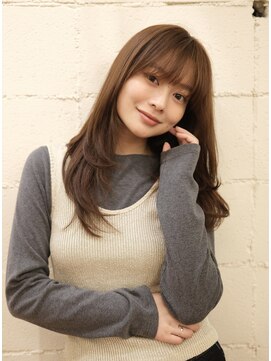 ランプ 代官山(the lamp) ハッシュレイヤーオリーブベージュブリーチ無しダブルカラー