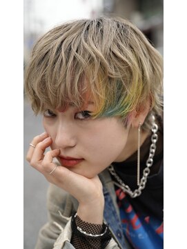 ルビオ(RuBio) ハイトーンショート × ポイントデザイン【Koichiro】