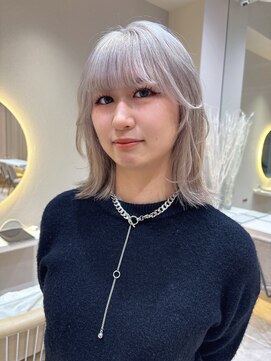 ロンド アンブル 四条烏丸(Lond ambre) ブリーチ/グレージュ/顔周り/レイヤーカット