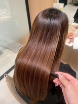 ファムバイアヴァンス(Femme by AVANCE.)&nbsp;チェリーブラウンうる艶ストレート