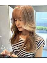 ローウェ 新百合ヶ丘(Louwe) ミルクティーベージュ×顔周りニュアンスレイヤー