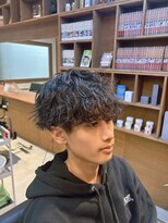 アトラクト バイ ラック 津田沼(Attract by LUCK) 波巻きスパイラルパーマ/津田沼/メンズパーマ/ブリーチ