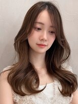 アグノス 青山(Agnos)&nbsp;艶感外ハネボブうるツヤダークアッシュ前髪シースルーバング