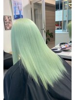 ペレ 渋谷(PELE)&nbsp;着物ヘア/ダークアッシュ/ミディアムレイヤーカット/渋谷