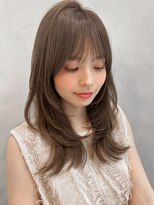 アグノス 青山(Agnos)&nbsp;シースルーバングモテ髪イメチェン前髪うる艶髪小顔カット