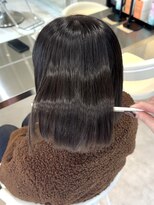 ロンドリメゾン 原宿(Lond re Maison.) オリーブグレー/ショート/前髪/髪質改善/縮毛矯正/原宿24