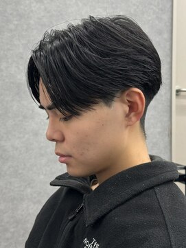 エルマーク 京都駅前(L-MARK) ニュアンスパーマ/センターパート/マッシュ/カルマパーマ/メンズ