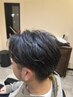 【メンズ人気No1】メンズカット+ヘアデトックス+エステシェービング¥5500