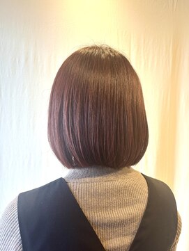 ココカラヘアー ニコ(cococara hair nico) 髪質改善/ボブ/ピンク/トリートメント/ストレート