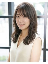 ハーツオオサカ(HE:ARTS OSAKA)&nbsp;大人可愛い暗めカラーのミディヘア