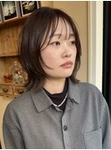 顔まわりレイヤーボブ