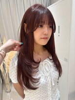 ジーナ 近鉄奈良(Zina)&nbsp;レイヤー/近鉄奈良/レッドブラウン/近鉄奈良/学割/顔まわり
