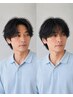 【新規男性】似合わせカット+眉カット+ヘッドスパ¥7000