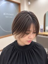 アイノワ 泉佐野店(ainowa)&nbsp;大人ショートボブ×インナーホワイトベージュ