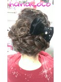 結婚式☆二次会☆成人式♪編み込みアップ