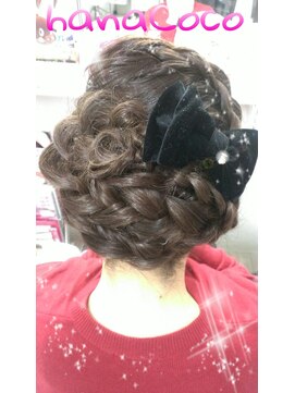 ハナココ 水戸店(hana Coco) 結婚式☆二次会☆成人式♪編み込みアップ