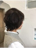 ミディアムのレイヤースタイル