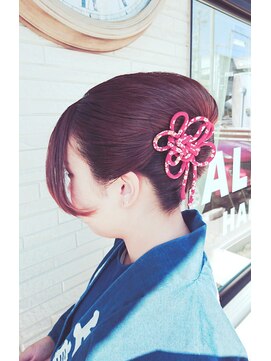 アルベリー ヘアアンドスパ 浜松領家店(ALBELY hair&spa) 夜会巻き