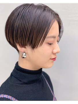 テトヘアー(teto hair) short［前下がり・ジョンコナー・トランクス・センターパート］