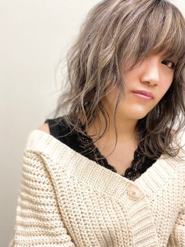 ノチ(Noci) 【Noci】２０代３０代に人気のカラー♪メッシュ+グレージュ