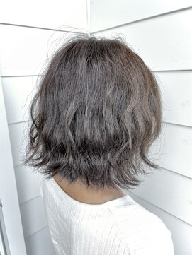 アプシー 三木店(Apsee) グレージュ×外ハネ/くすみベージュ