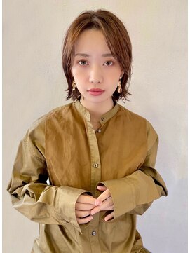 レイラバイアフロート 吉祥寺(Lila by afloat) 切りっぱなしボブ/センターパート/外ハネボブ