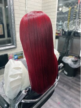 ミミック (mimic) 【派手髪】wine red【ブリーチなし】