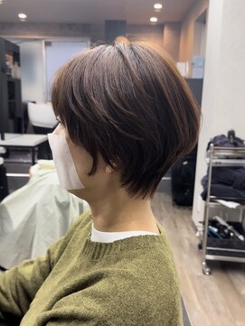 ヴィフ 大船(VIF) ダークアッシュ/ブラウンカラー/ショートボブ/ショートカット