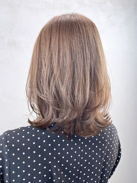 アルバム 銀座(ALBUM GINZA) ミディアムレイヤー_大人ガーリーチョコレート_ba422861