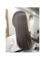 リノナ(Linona)&nbsp;☆小顔効果カット インナーカラー グレーベージュ 髪質改善 韓国