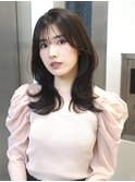 6276艶髪グレーベージュミルクティーアッシュ韓国レイヤーロング