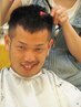 【男性限定】漢なら「眉パーマ」＋シャンプー＋カット　眉カット 