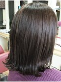 大人可愛い外ハネミディアムヘアー/アレンジ簡単/30代40代50代