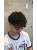 スペインカール/スパイキーショート/フェザーパーマ/刈り上げ