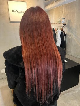 ルフレ 新宿本店1st(Reflet) ◎プルエクステワインレッド