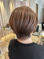 ロージーバイフーガヘアー 元住吉店(Rosy by FUGAhair)&nbsp;お手入れ楽ちんショート/マロンベージュ
